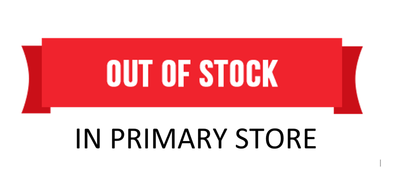 Item not in stock at primary store